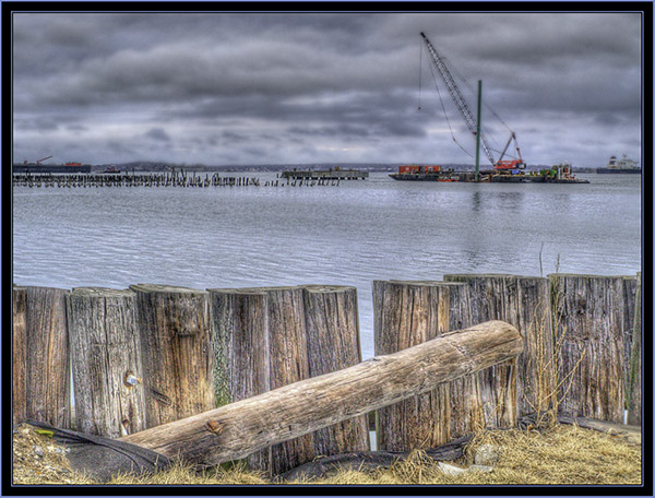 HDR View on the Water - Portland, Maine