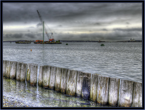 HDR View on the Water - Portland, Maine