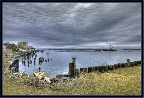 HDR View on the Water - Portland, Maine