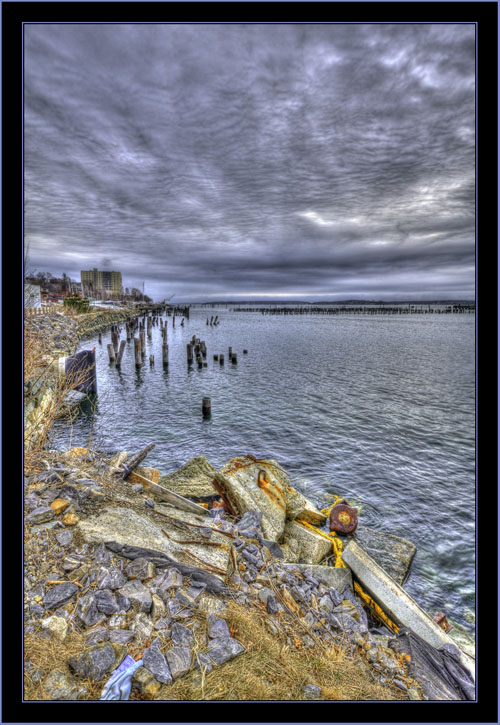 HDR View on the Water - Portland, Maine