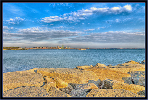 HDR View from Spring Point- South Portland, Maine