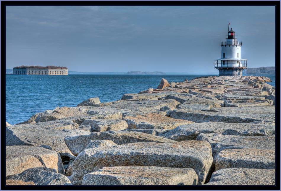 Spring Point Lighthouse and Jetty