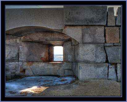 Inside the Wall, Fort Preble - South Portland, Maine