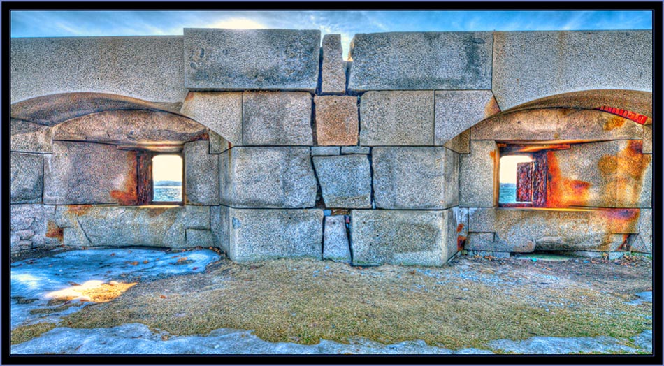 Inside the Wall, Fort Preble - South Portland, Maine