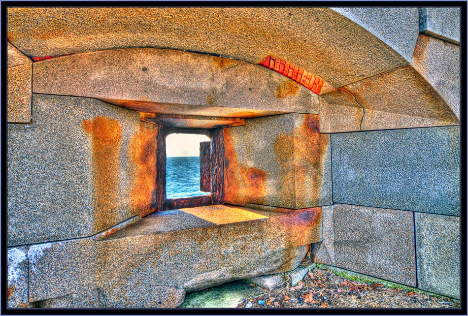 Inside the Wall, Fort Preble - South Portland, Maine