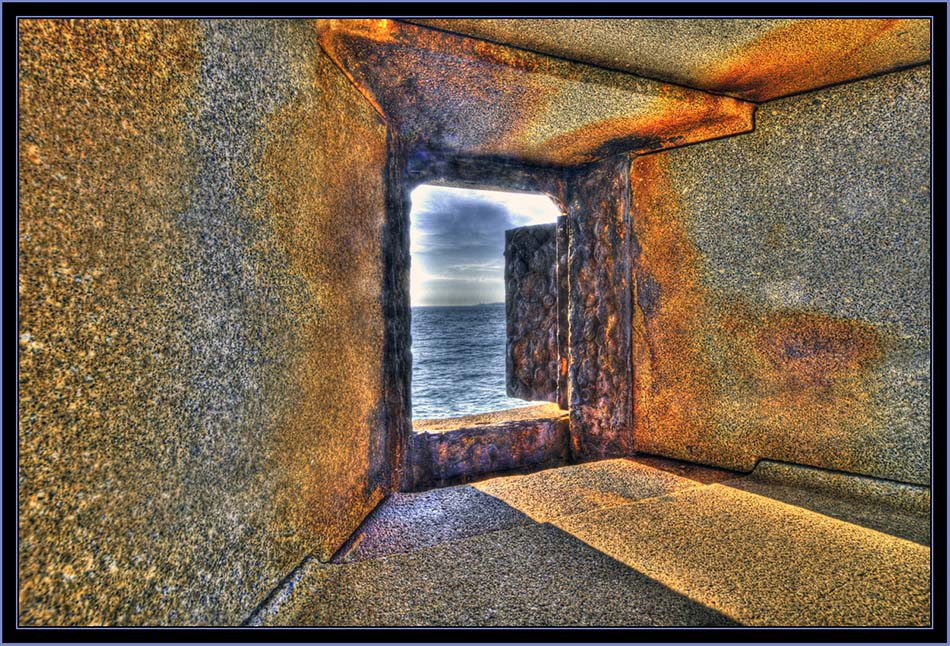 Looking Towards Portland Head Light, Fort Preble - South Portland, Maine