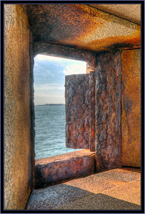 Inside the Wall, Fort Preble - South Portland, Maine