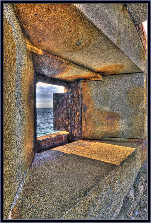 Inside the Wall, Fort Preble - South Portland, Maine