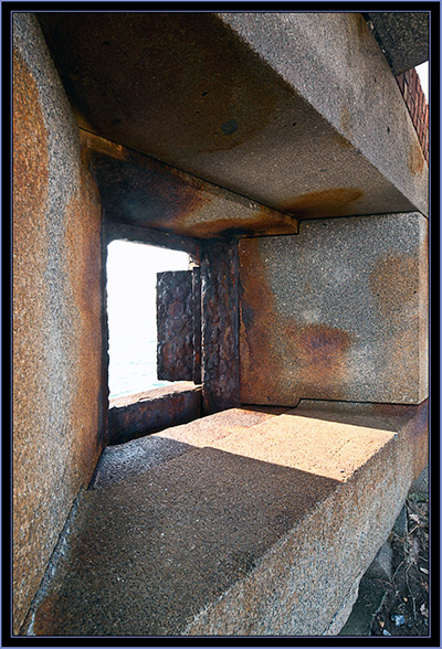 Inside the Wall, Fort Preble - South Portland, Maine