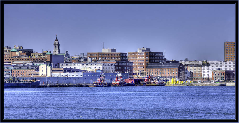 View Along the Portland Waterfront