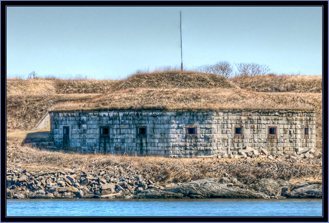 Fort Scammell Battery from Spring Point  - South Portland, Maine