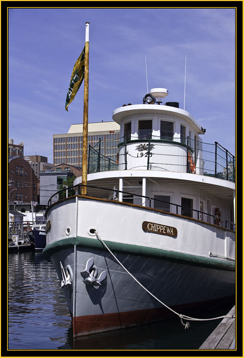 The Chippewa, Berthed in Portland Harbor