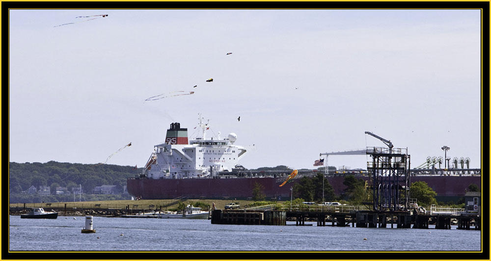 Tanker & Kites - Portland Harbor