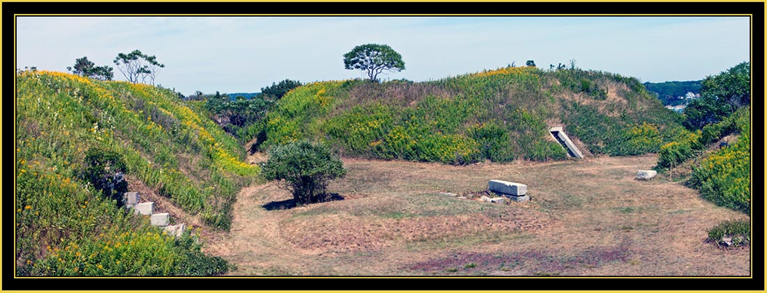 Two-Exposure Composite - Parade Ground View - Fort Scammell