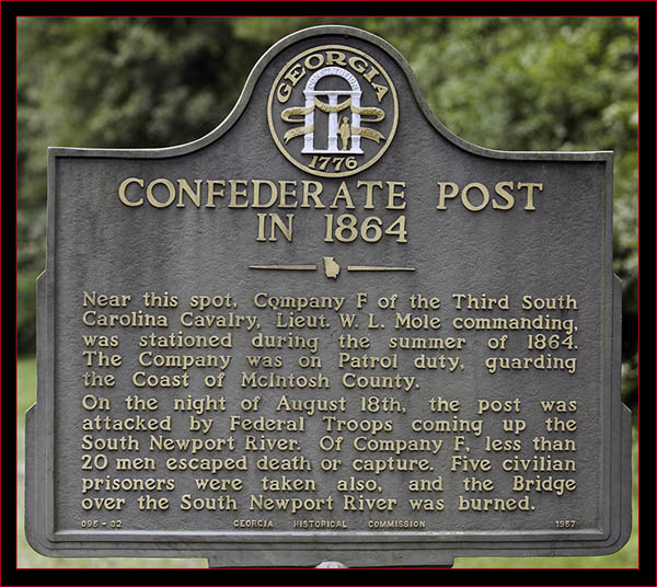 Historical Marker - South Newport, Georgia