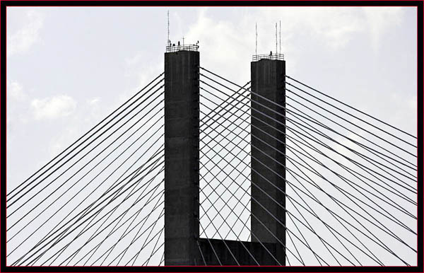 View of the Eugene Talmadge Bridge