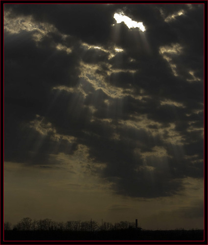 Early Evening Sky & Sunrays