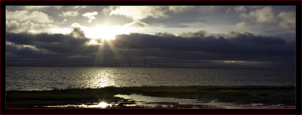 Cloudy Sunrise from Fort DeSoto Park