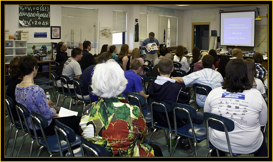 Mike Weiss of Yarmouth High School Presenting - Space Day 2011