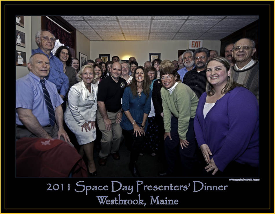 Presenters' Dinner Group Photograph - Space Day 2011