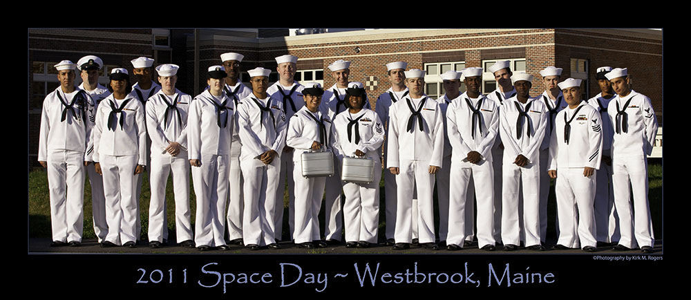 Sailors from the Crew of DDG 111 Spruance - Space Day 2011 