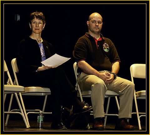 Anita Bernhardt  Maine Department of Education and Brian Ewenson, Aerospace Educator - Space Day 2011