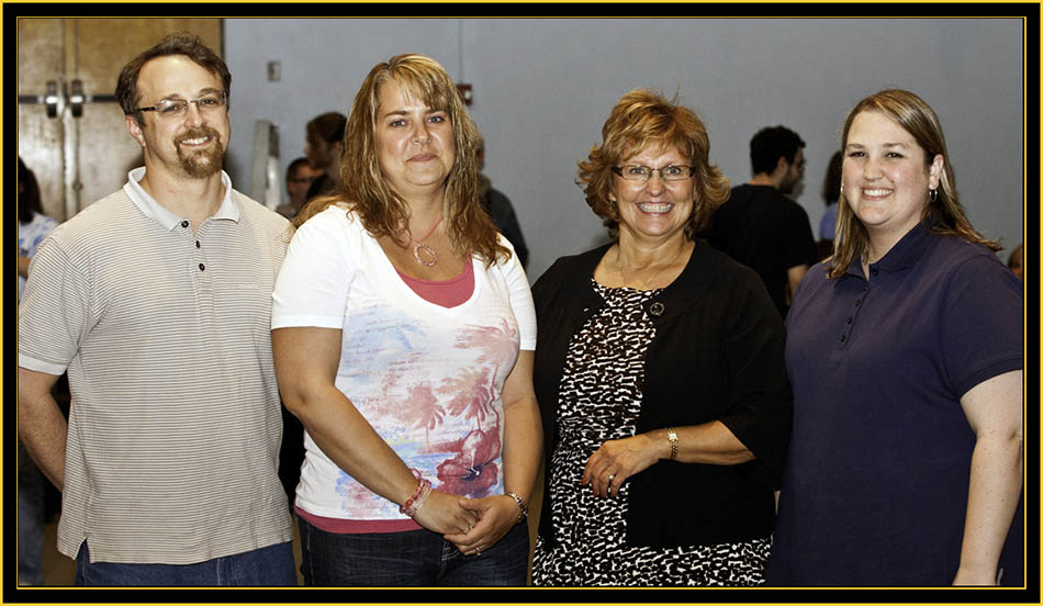 Doug Hodum - Mount Blue High School, Danielle Doucette - Winthrop High School, Ann LePage and Amy Troiano - Westbrook High School - Space Day 2011