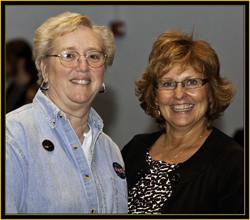 Sharon Eggleston and Ann LePage - Space Day 2011