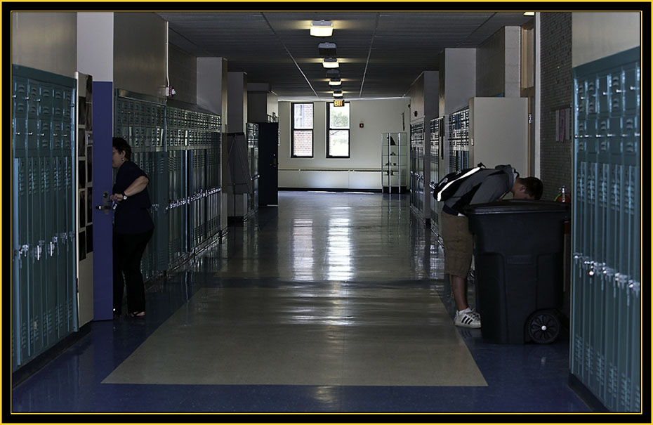 Corridor View, Westbrook High School- Space Day 2011