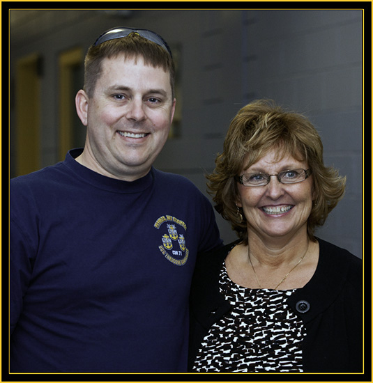 MMC David Eggleston, USN and Ann LePage - Space Day 2011