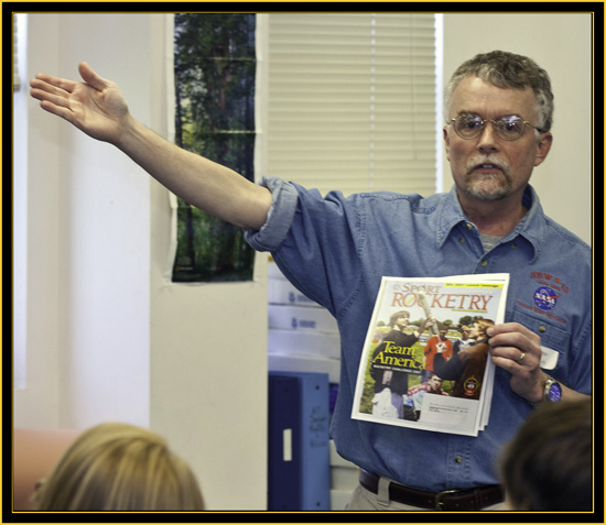 Mike Weiss of Yarmouth High School Presenting - Space Day 2011