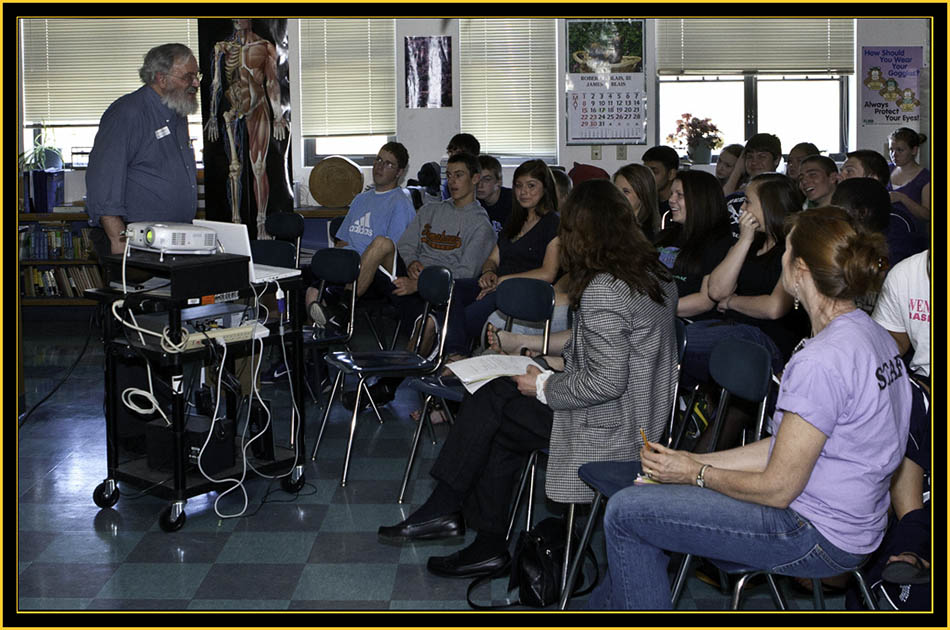 Dr. Monroe Dubois of USM Presenting - Space Day 2011