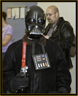 Darth Vader at Westbrook High School - Space Day 2011