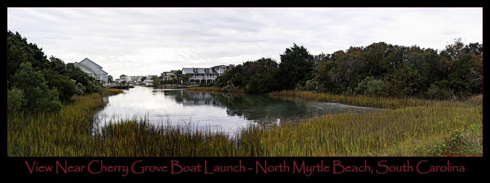 View near Cherry Grove Boat Launch ~ No. Myrtle Beach, South Carolina