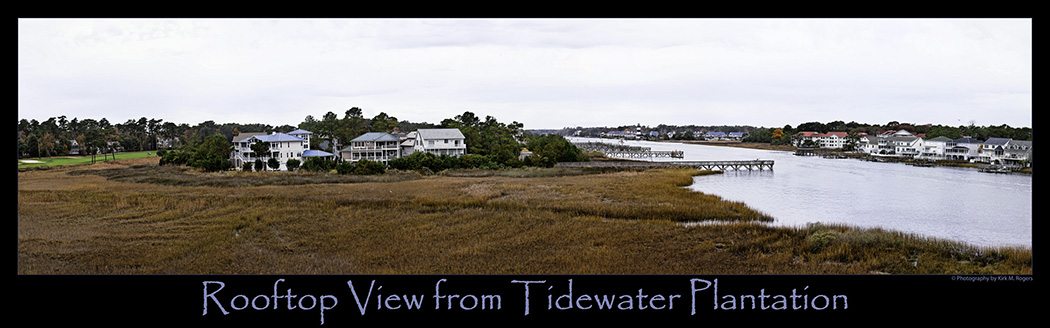 Rooftop View from Tidewater Plantation ~ No. Myrtle Beach, South Carolina