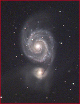 M51-Whirlpool Galaxy-Link to CCD section