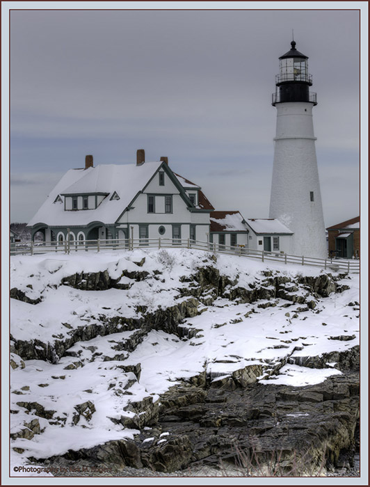 Portland head Light in HDR