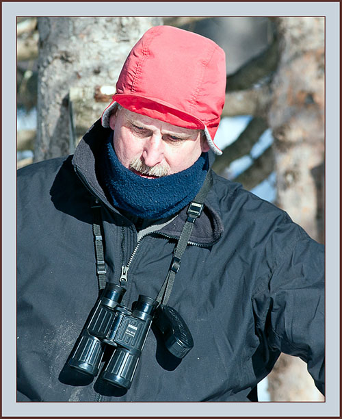 J Dwight Filling the Feeders, Wilton, Maine