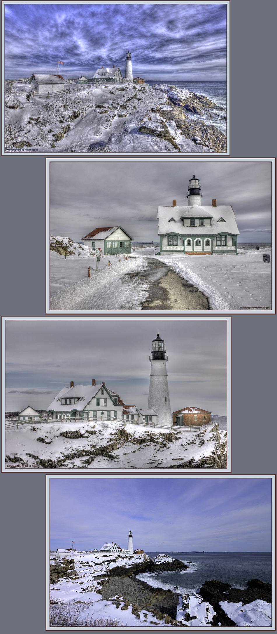 Portland Head Light HDR Views