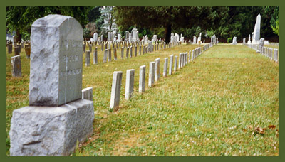 South Carolinian Markers in Fredericksburg CSA Cemetery
